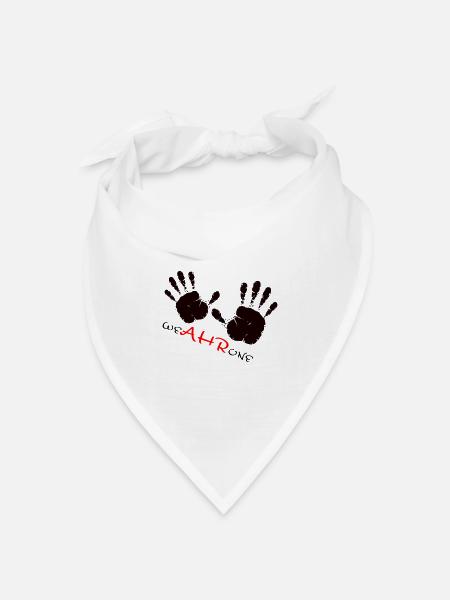 We Ahr One - Bandana Dreieckstuch - Weiß
