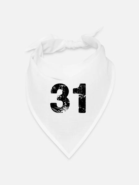 31 - Bandana Dreieckstuch - Weiß