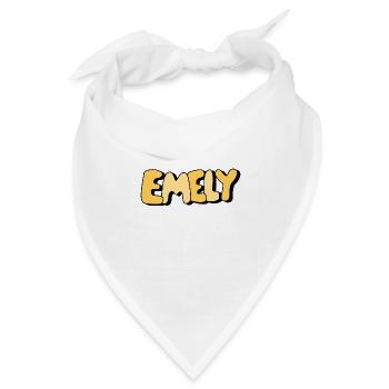 Emely - Bandana Dreieckstuch - Weiß - Vorne