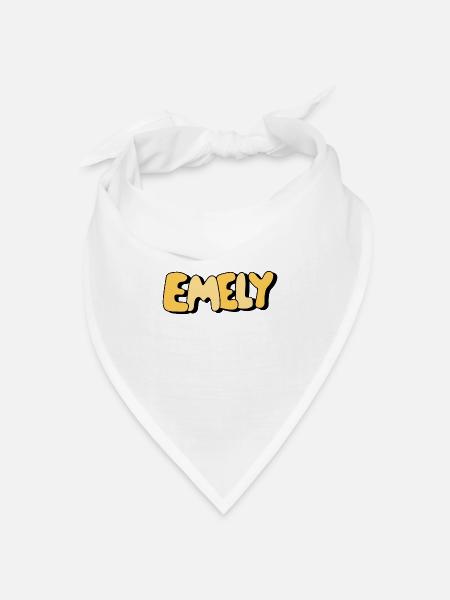 Emely - Bandana Dreieckstuch - Weiß