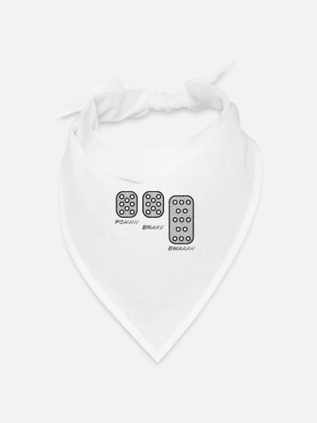 PSHHH - Ladedruck - Bandana Dreieckstuch - Weiß
