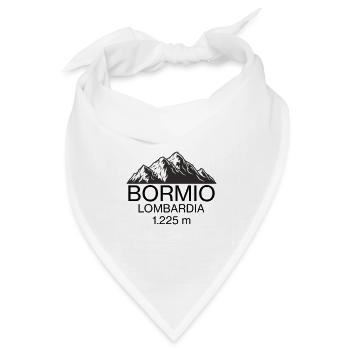 Bormio-Logo - Bandana Dreieckstuch - Weiß - Vorne