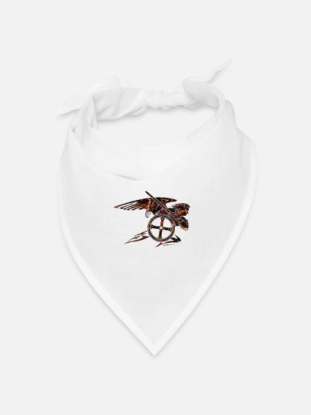 Michael Erzengel Heiliger Christlicher Engel Heiliger Heiliger Snkt - Bandana Dreieckstuch - Weiß