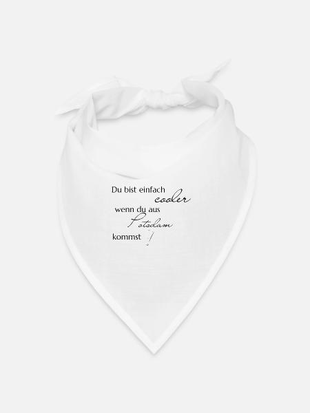 cooler potsdam - Bandana Dreieckstuch - Weiß