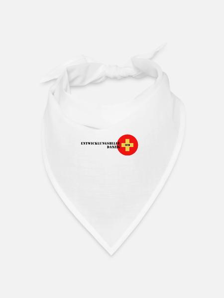 Danzig Entwicklungshilfe - Bandana Dreieckstuch - Weiß
