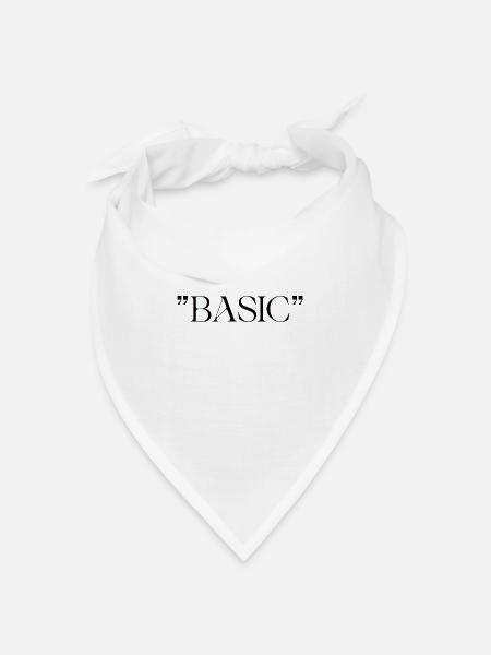 Basic - Bandana Dreieckstuch - Weiß