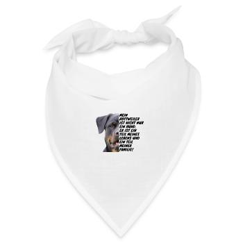 Familie - Bandana Dreieckstuch - Weiß - Vorne