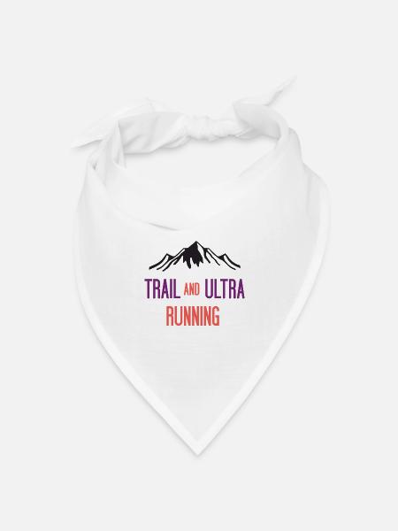 Trail- und Ultraläufe - Bandana Dreieckstuch - Weiß