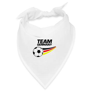team germany soccer - Bandana Dreieckstuch - Weiß - Vorne