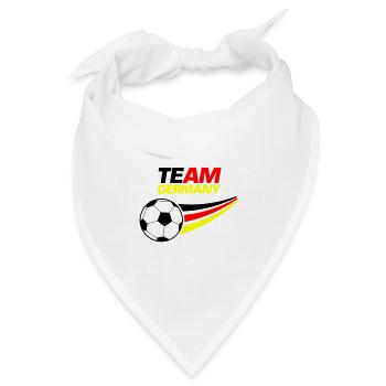 team germany soccer - Bandana Dreieckstuch - Weiß - Vorne