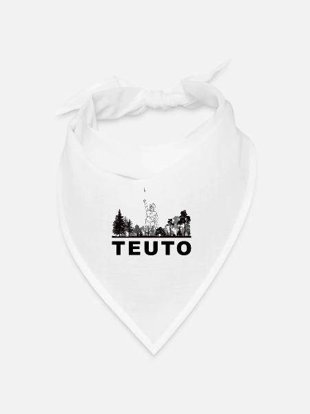 Teuto - Bandana Dreieckstuch - Weiß