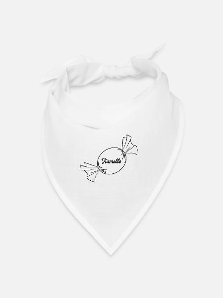 Kamelle - Kölner Karneval - Bandana Dreieckstuch - Weiß