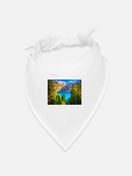 ALPEN PERLE - Bandana Dreieckstuch - Weiß