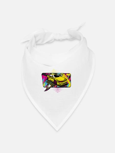 s15 comic - Bandana Dreieckstuch - Weiß