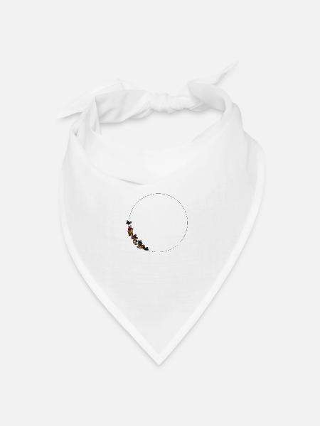 Weihnachten - Bandana Dreieckstuch - Weiß