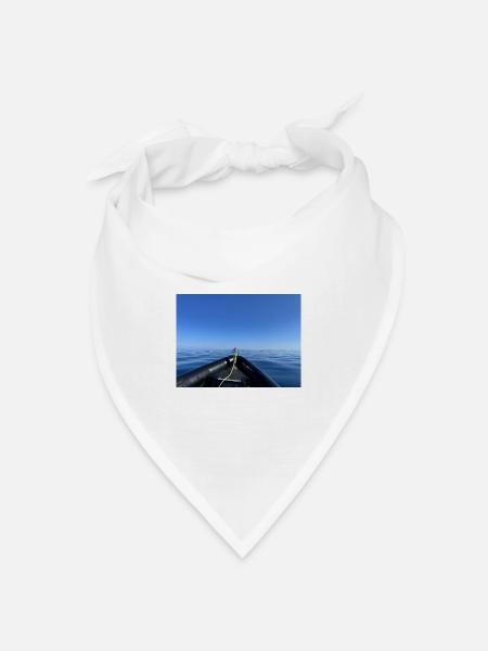 Horizont - Bandana Dreieckstuch - Weiß