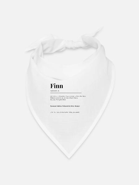 Finn - Bandana Dreieckstuch - Weiß
