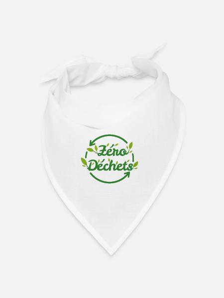 Zero Waste Anlagen - Bandana Dreieckstuch - Weiß