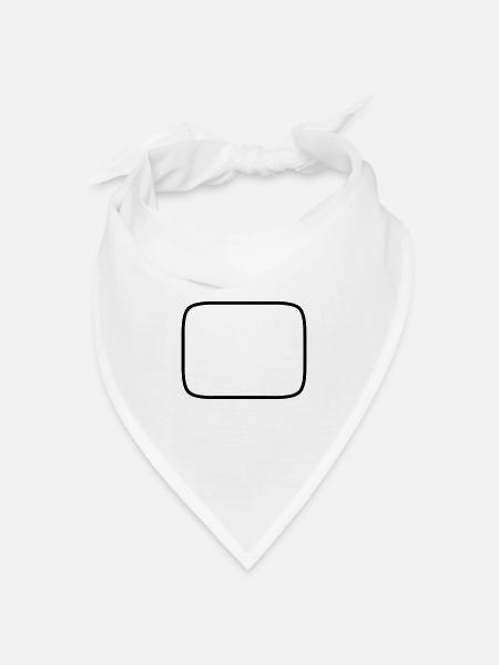 tv_schirm - Bandana Dreieckstuch - Weiß