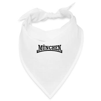 Muenchen Style - Bandana Dreieckstuch - Weiß - Vorne