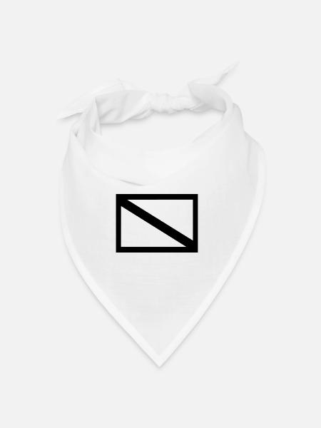 DiveFlag - Bandana Dreieckstuch - Weiß