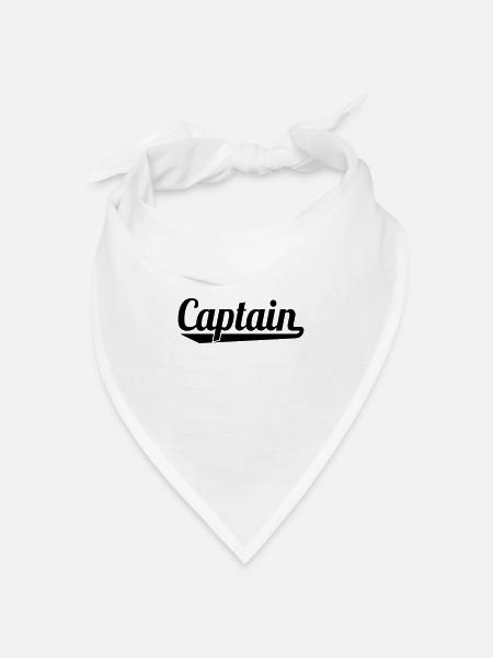 Captain - Bandana Dreieckstuch - Weiß