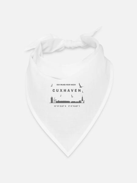 Therapie Cuxhaven - Bandana Dreieckstuch - Weiß