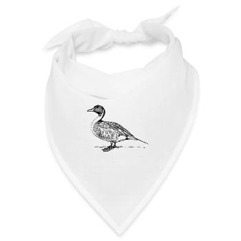 duck94 - Bandana Dreieckstuch - Weiß - Vorne