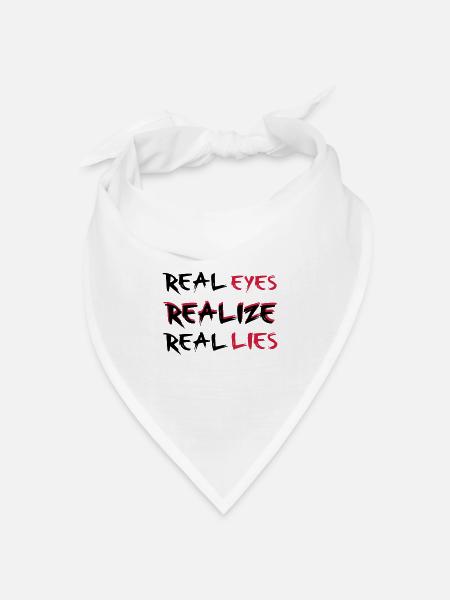 Realize - Bandana Dreieckstuch - Weiß