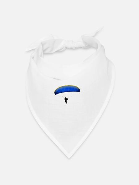 paragliding - Bandana Dreieckstuch - Weiß