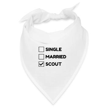 Scout / Scouting / Pfadfinder / Pfadfinderin - Bandana Dreieckstuch - Weiß - Vorne