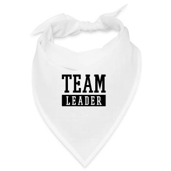 Team Leader - Bandana Dreieckstuch - Weiß - Vorne