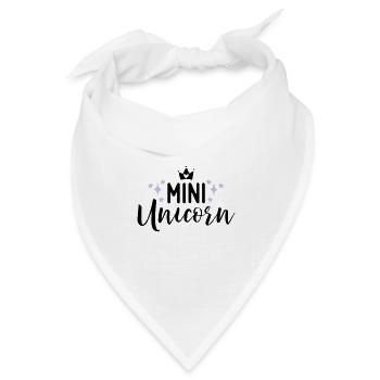 Unicorn - Bandana Dreieckstuch - Weiß - Vorne
