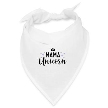 Unicorn - Bandana Dreieckstuch - Weiß - Vorne