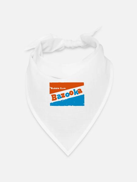 Bazooka - Bandana Dreieckstuch - Weiß