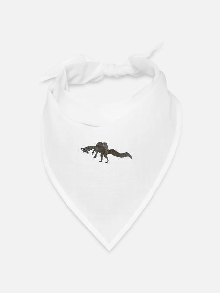 Spinosaurus 2020 wissenschaftliche Entdeckung - Bandana Dreieckstuch - Weiß