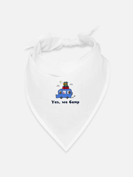 Camper ... - Bandana Dreieckstuch - Weiß