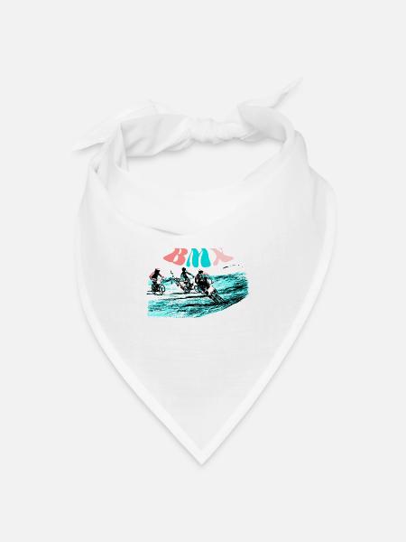 bmx - Bandana Dreieckstuch - Weiß