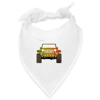 Jeep - Bandana Dreieckstuch - Weiß - Vorne