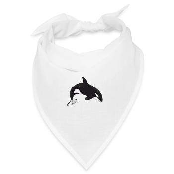 Killerwal - Bandana Dreieckstuch - Weiß - Vorne
