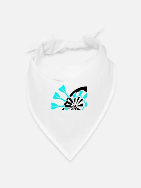 dart - Bandana Dreieckstuch - Weiß