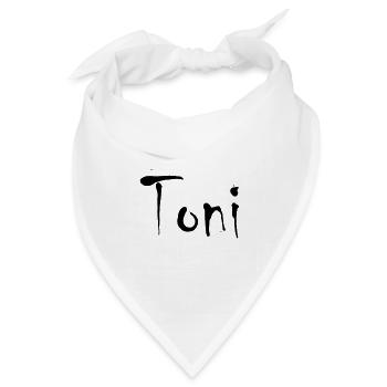 Toni - Bandana Dreieckstuch - Weiß - Vorne