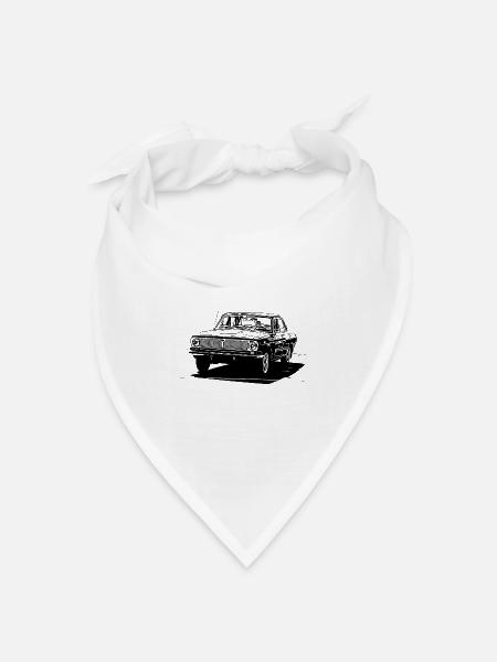 GAZ-24 Wolga - Bandana Dreieckstuch - Weiß