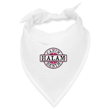Canim Halam Benim - Bandana Dreieckstuch - Weiß - Vorne