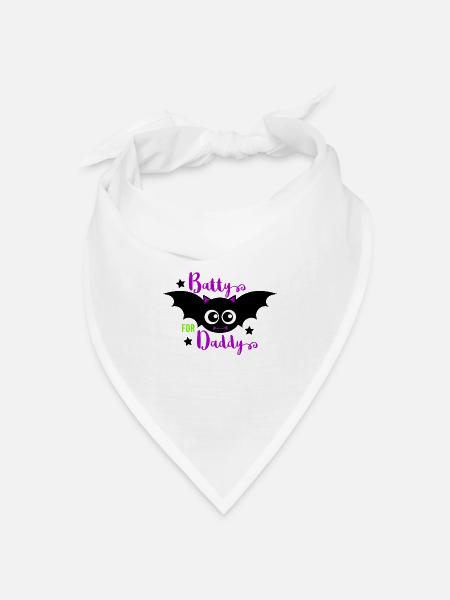 Battys for Daddys - Bandana Dreieckstuch - Weiß