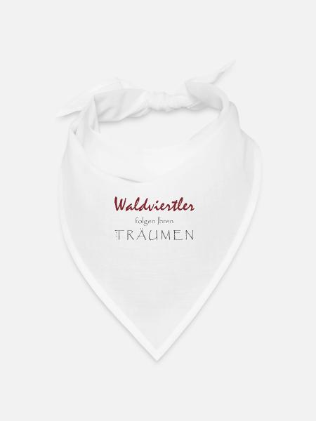 Waldviertler 11 - Bandana Dreieckstuch - Weiß