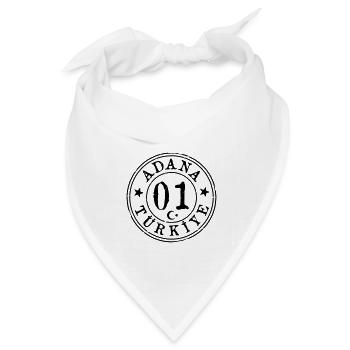 Adana 01 Vintage - Bandana Dreieckstuch - Weiß - Vorne
