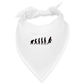 Rugbyteam Rugby Rugbytrainer Geschenk Rugbyspieler - Bandana Dreieckstuch - Weiß - Vorne