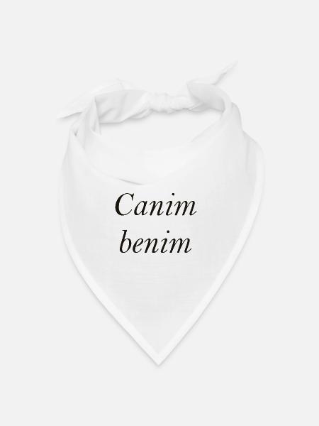 canimbenim2 - Bandana Dreieckstuch - Weiß