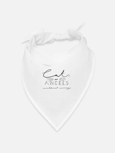 Cats - Bandana Dreieckstuch - Weiß